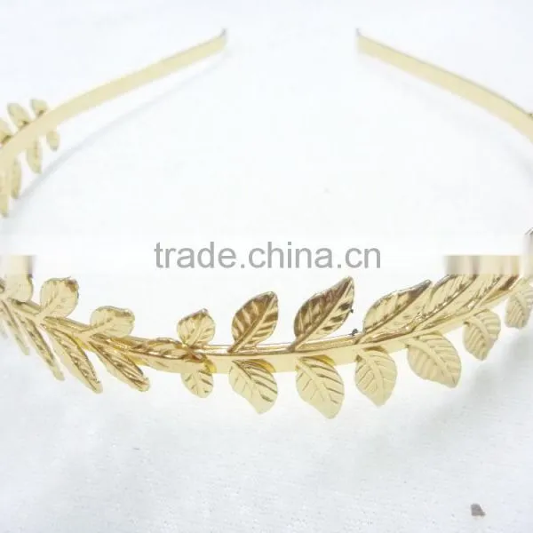 FASHION METAL LEAVES HAIR BAND