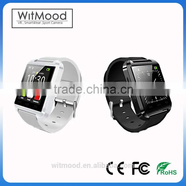 U8 Single Sim Card Smartwatch, u8 Smart Watch Manufacture ce Rohs Wholesale Wifi Smart Watch Camera photo-3