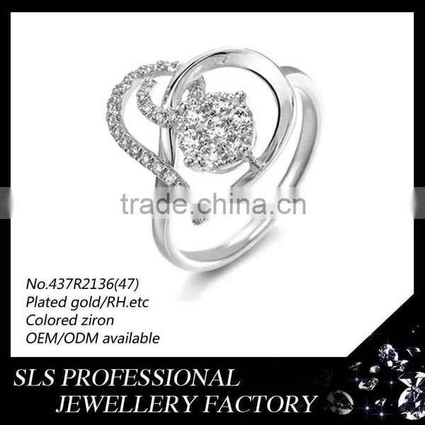 Wholesale Gemstone Jewellery Imitation Jewellery Ring Gift for Girlfriend by Free Design