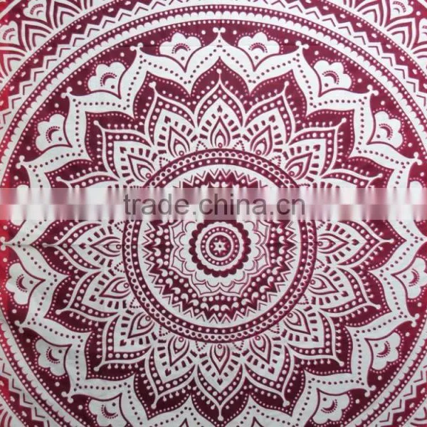 Bohemian Handmade Bed Cover Mandala Beach Throw Wall Hanging Cotton Tapestry photo-4