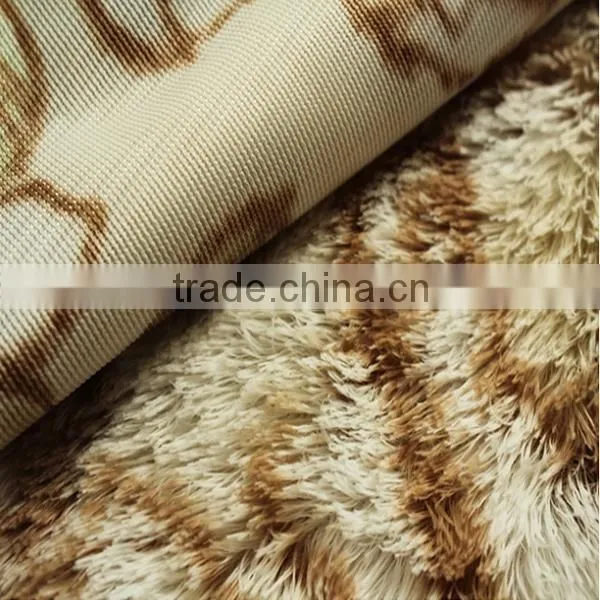 Printed High Pile Plush Fabric photo-2