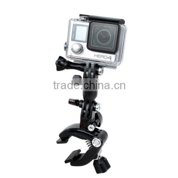 360-degree Rotation Clip Jam for Gopro 4 3+/3 2 1 Guitar Music Clamp Holder Mount photo-5