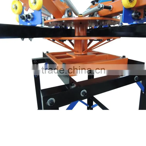 Jute Bag Roll to Roll 6 Color 6 Station Screen Printing Machine photo-3