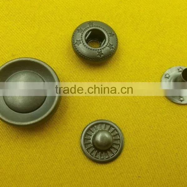 17mm Zinc Alloy Cap Press Studs Fastener For Jackets -- MA5439 photo-2