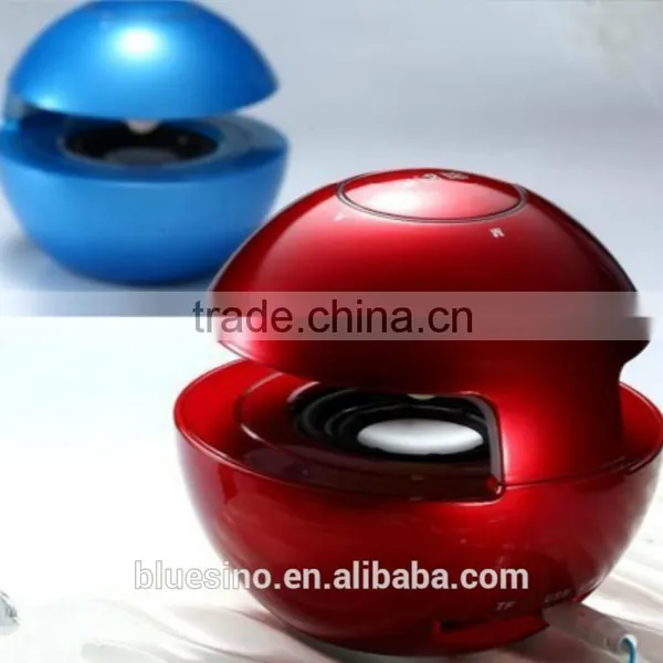 2015 Best Selling Portable Mini Cheap Round Bluetooth Speaker With Led Light photo-2