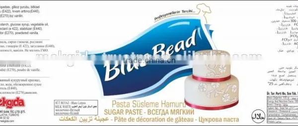 Milk White Sugar Paste & Fondant For Pastry Decoration photo-3