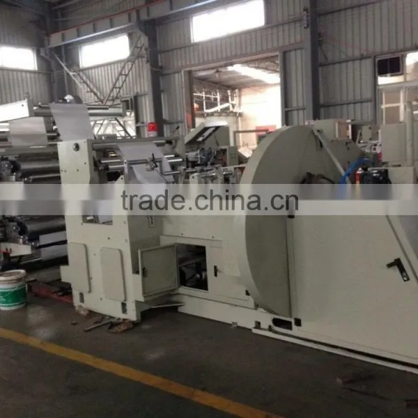 square bottom Brown kraft paper bag making machine