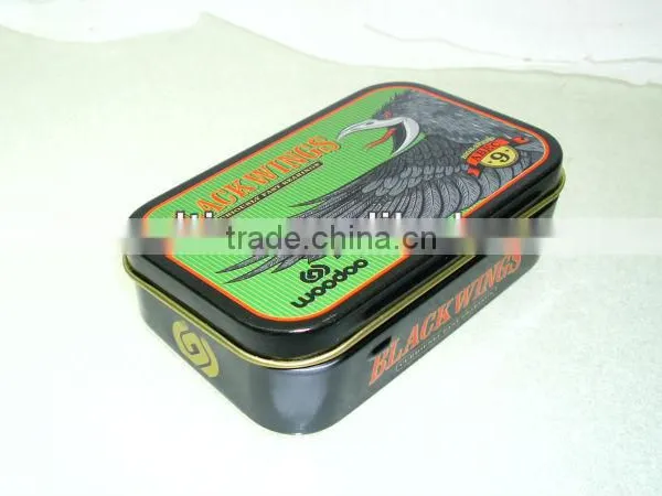 Cool Candy Tin Box, Rectangule Tin Box With Hinge, Mints Tin photo-2