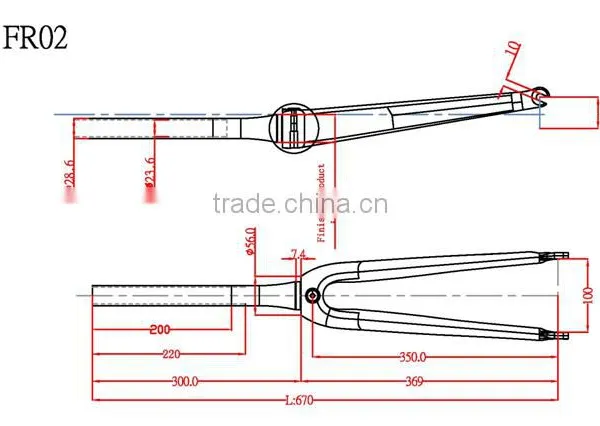 700C Road Carbon Fork Bicycle Fork 405g