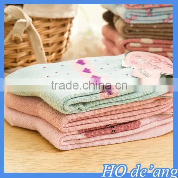 2016 Christmas Snowflake Deer Pattern Girl's Cartoon Tube Socks Thick Warm Women Nylon Socks MHo-168 photo-3