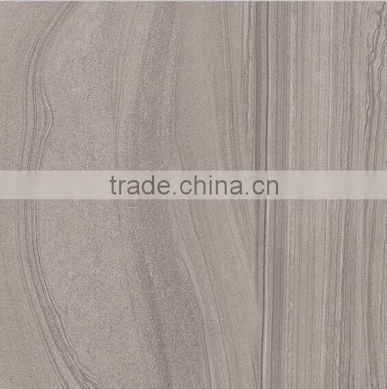 30x30 Light Grey Golden Line Stone Look Ceramic Tile for Bathroom photo-4