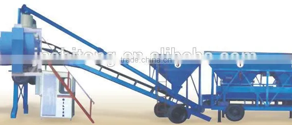 CE Cheap Full Automatic Mobile Concrete Mix Plant, YHZS75