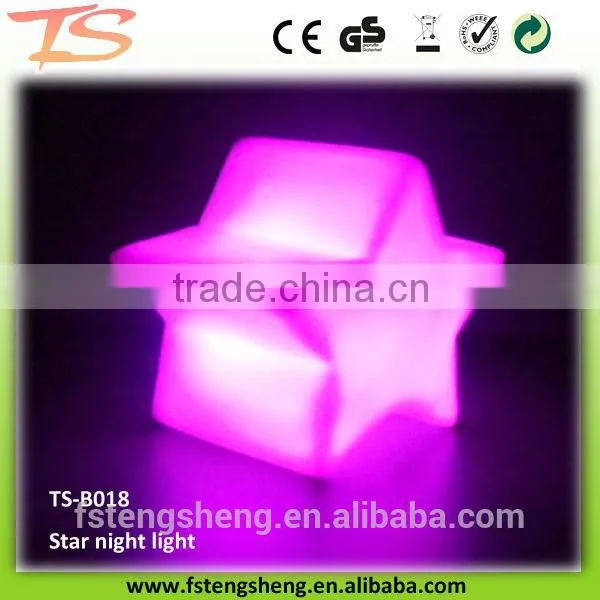 Baby Bedroom Glowing Star Shape Sleeping Night Light