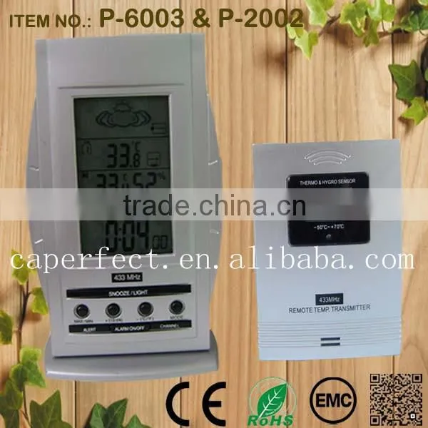 Large LCD Display Multifunctional Wireless Weather Station