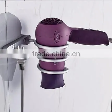 Bathroom Shelf Dryer Rack With Holder Hair Dryer Rack Households Rack Hair Dryer Holder Aluminum Shelf Bathroom Accessories