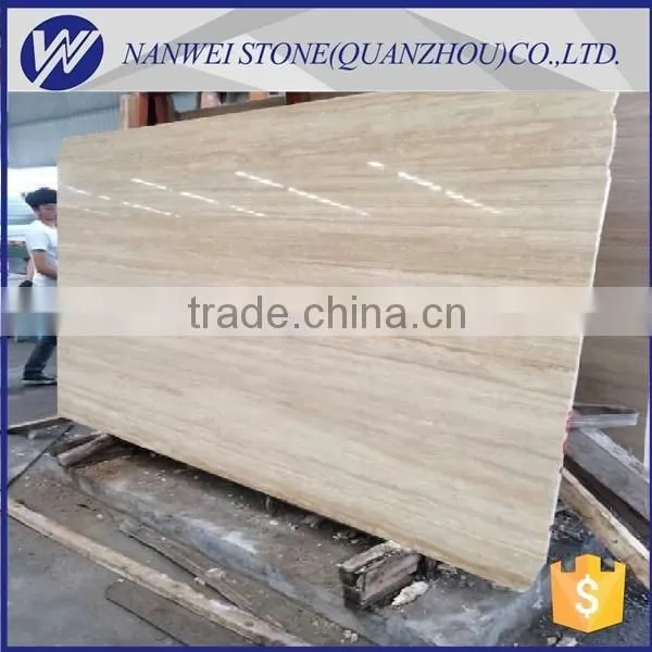 Beige Travertine Marblle Tiles for Shopping Building,metro Station Wall Cladding Tiles photo-2