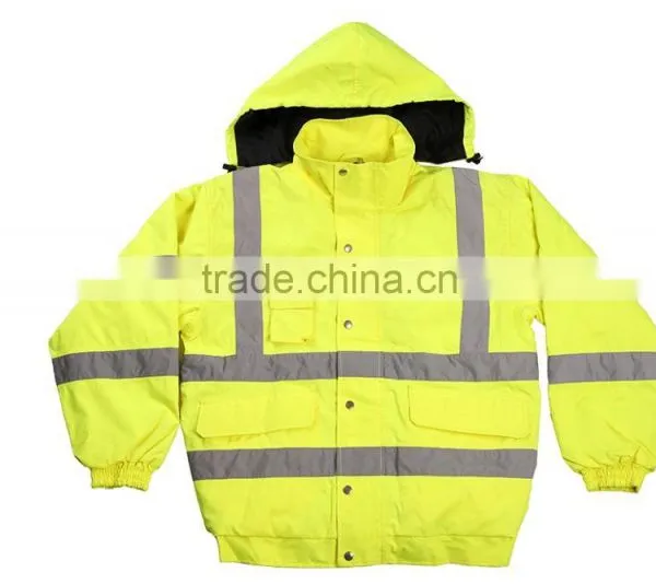 Winter Hi Vis Safety Jacket With Reflector High Quality Winter Jacket photo-2