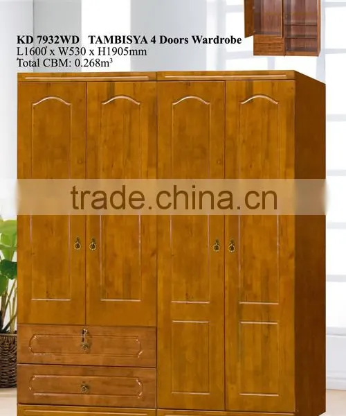 4-Doors Wardrobe