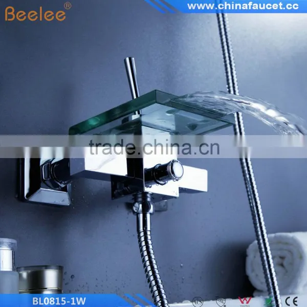 Beelee BL0815-1W Shower Faucet / Bathtub Faucet - Contemporary - Waterfall - Brass (Chrome) photo-2