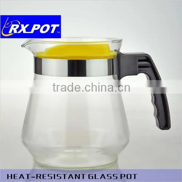 Hot Selling Useful Gift Hand Blown Heat Resistant Borosilicate Glass Coffee Pot 1500T photo-2