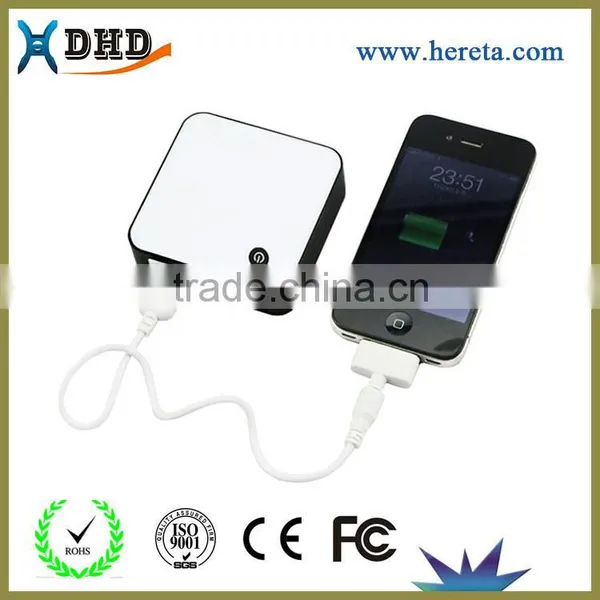 8800mah 2 Usb Output Square Power Bank With Digital Indicator photo-2