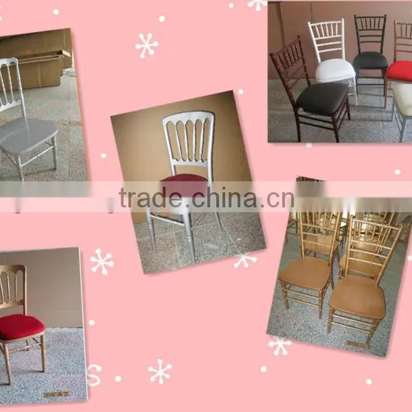 Hotel Furniture Stacking Used Wedding Chair Banquet Hall Furniture Metal Banquet Chai photo-5