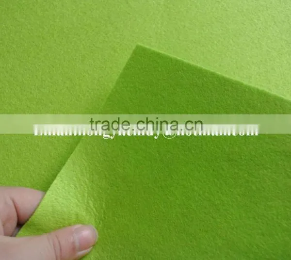 Green Color Needle Punched Nonwoven Fabric Super Water Absorbent Floor Mop Cloth photo-2