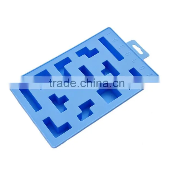 1pcs Game Tetris Ice Bricks Tray Ice Tray Mold Mould Maker Party Silicone Summer Ice Cube Carving Mold Mould Maker photo-2