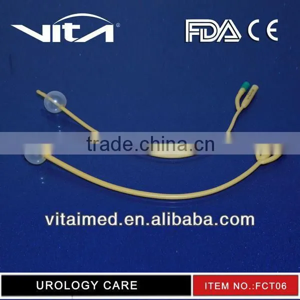 Silicone Coated Latex Foley Catheter