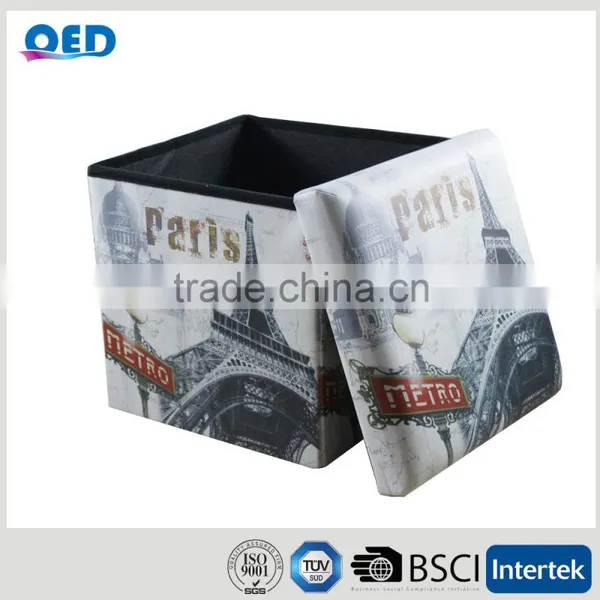 Modern Life Decorative Customized Printing Ottoman