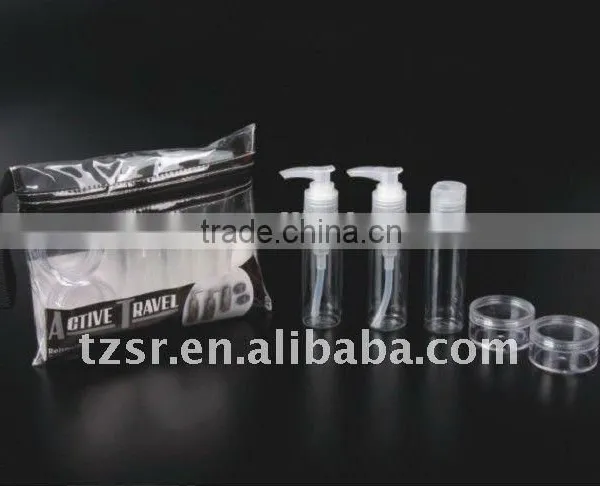 2015 Plastic Bottles Travel Kit, Travel Kit Bottle, Travel Set