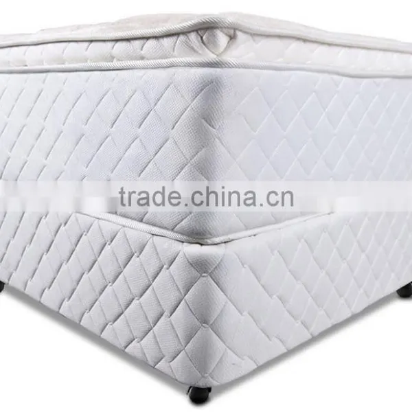 Pure White Box Spring Bonnell Coil Mattress photo-2