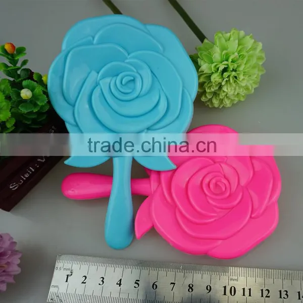 Flower Shape Hair Comb Colorful Hair Brush Plastic Hair Accessories photo-3