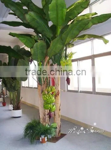 Popular High Quality Low Cost Artificial Banana Tree for Indoor Decoration photo-3