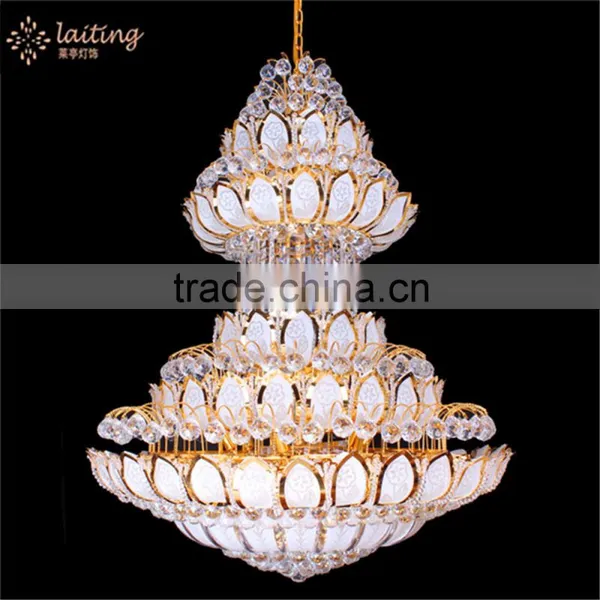 Large Cheap Antique Indian Chandeliers Hanging Glass Lamp for Mosque 63023 photo-2