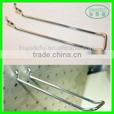 Metal Double Wire Pegboard Hook