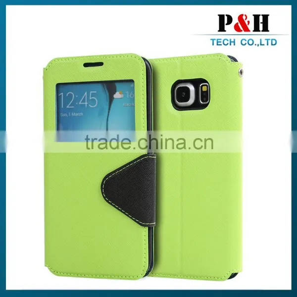 Leather Flip Cover Mobile Phone Case for Sony Xperia e3 S50h Case photo-6