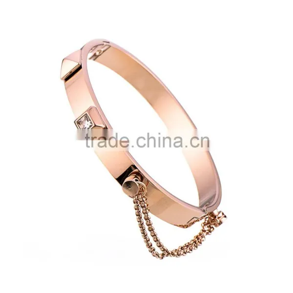 Nickel-Free Lastest Design Open Cuff Bangle Stainless Steel Bracelet Women Men Nice Gift photo-4