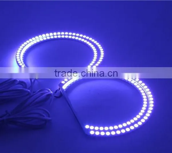 Multi Color RGB LED Angel Eyes Halo Ring Lighting With Remote Control for E Series Rgb Led Angel Eyes Colors photo-2