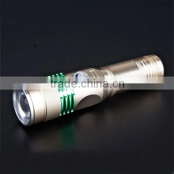 Muti-Funciton Aluminum Flashlight Rechargeable LED Flash Torch Light Long Range photo-5