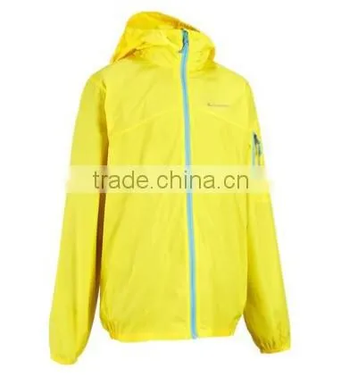 Boys & Girls Unisex Outwear Suntan-proof Wear UV-protection Wear Breathable Windbreaker Yellow