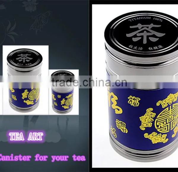 Titanium Stainless Steel Eco-friendly Tea Coffee Sugar Canister photo-2