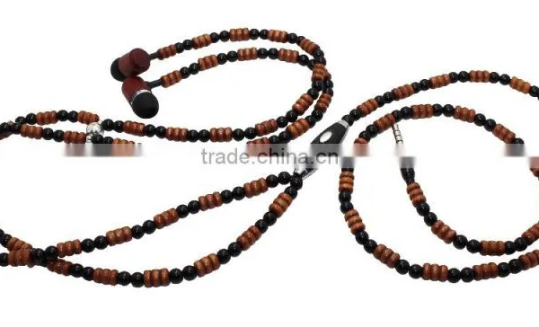 Best Selling Super Bass In-ear Solid Wood Earphone photo-2