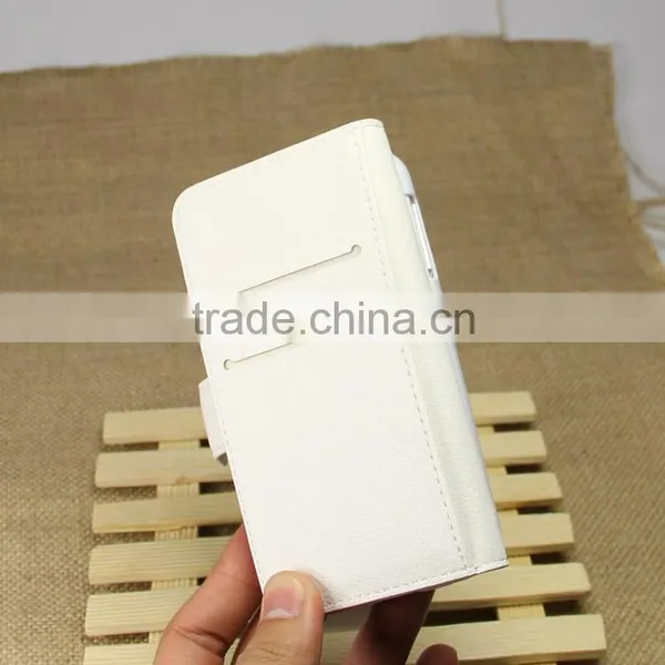 Hot Selling Ultra Thin Lichee PU Leather Case Wallet Folio Flip Cover for Samsung GALAXY S4 I9500 photo-4