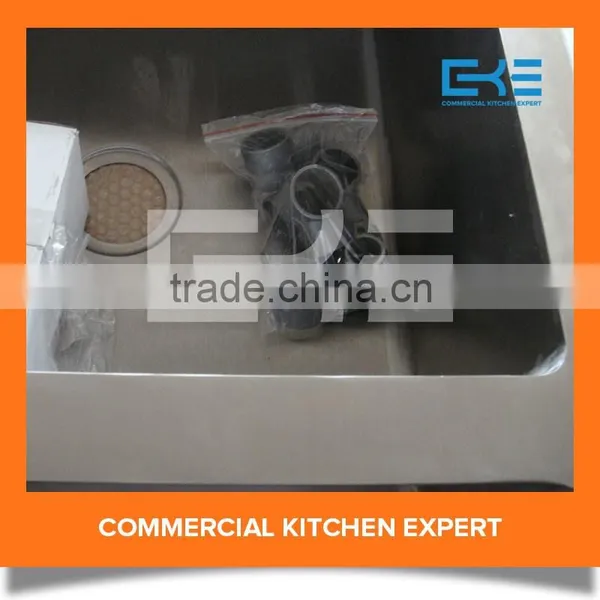 Hotel Kitchen Used Commercial Outdoor Stainless Steel Sink With Drain Board photo-5