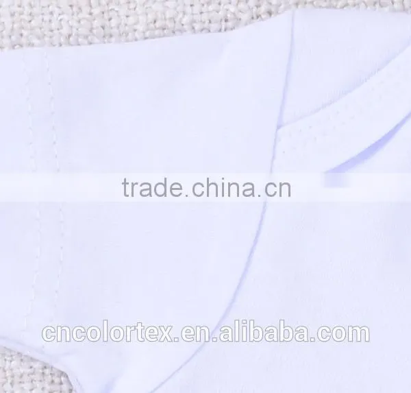 Cotton Plain Baby Romper Short Sleeve Unisex Bodysuit photo-6