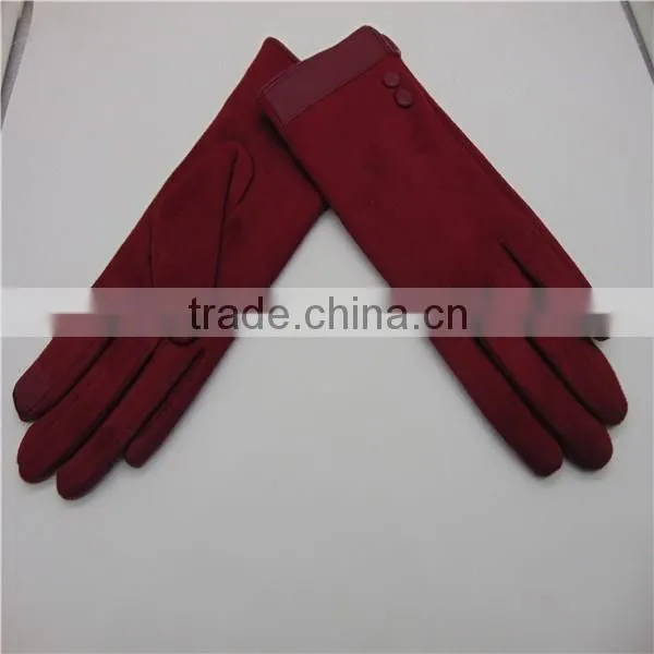 Touchscreen Faux Suede Cycling Gloves/Thin Cycling Faux Suede Gloves photo-3