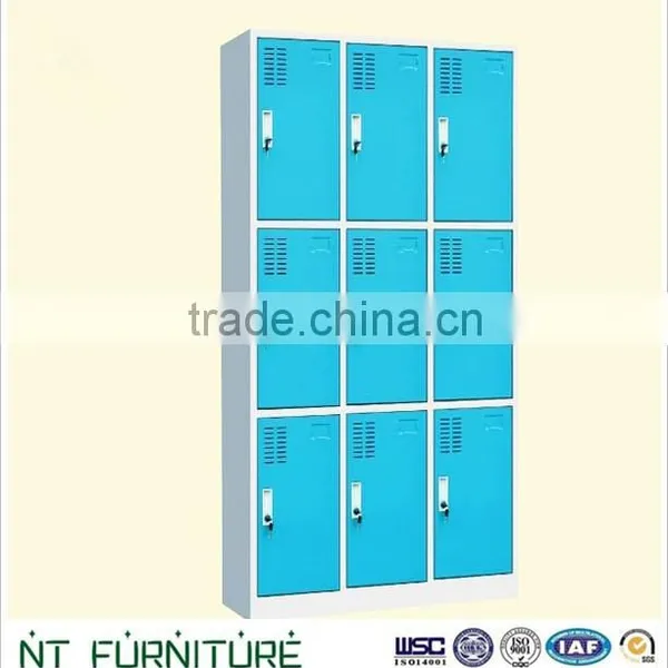 Beige Color 9 Doors Steel Locker/metal Bedroom Locker photo-3