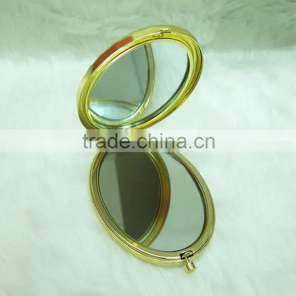 Gold Dragonfly Rhinestone Cosmetic Compact Mirror photo-3