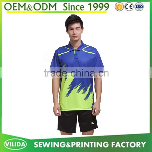 Wholesale Cheap Sublimation Badminton Sport Wear Quick Dry Badminton Jersey photo-4